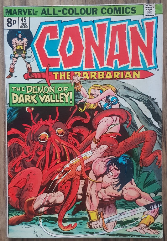 Conan the Barbarian #45 Marvel Comics (1970)