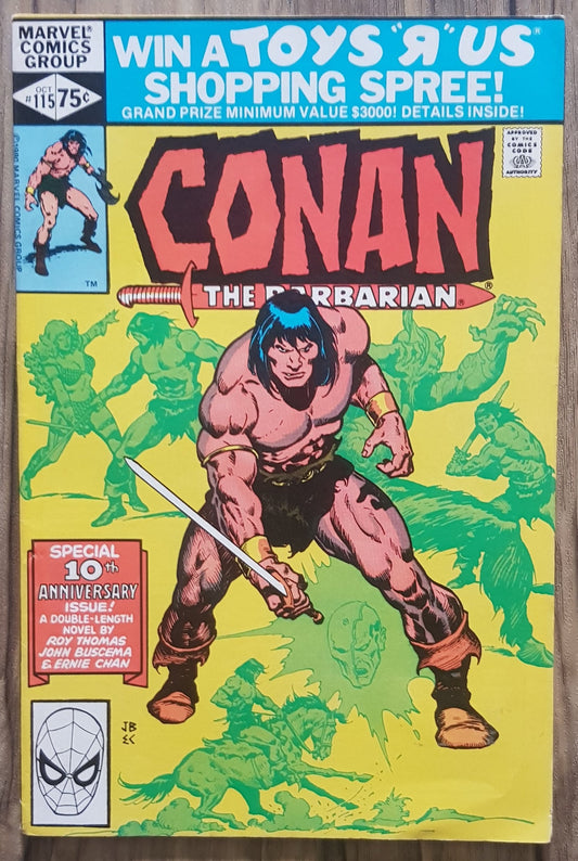 Conan the Barbarian #115 Marvel Comics (1970)