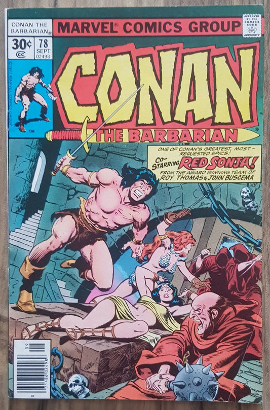 Conan the Barbarian #78 Marvel Comics (1970)