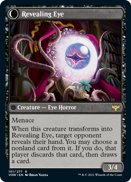 Innistrad: Crimson Vow 101/277 Concealing Curtains//Revealing Eye