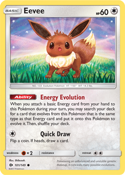 Sun & Moon 101/149 Eevee