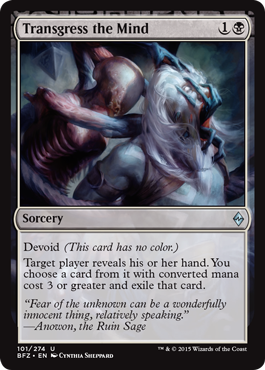Battle for Zendikar 101/274 Trangress the Mind