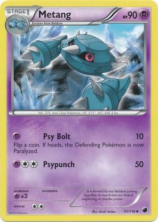 Plasma Freeze 051/116 Metang (Reverse Holo)