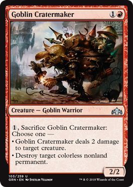 Guilds of Ravnica 103/259 Goblin Cratermaker