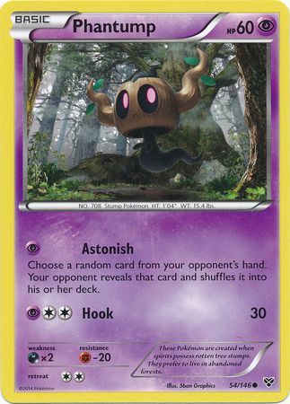 XY Base Set 054/146 Phantump