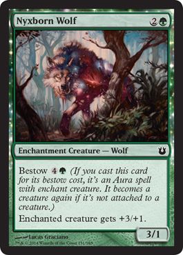 Born of the Gods 131/165 Nyxborn Wolf
