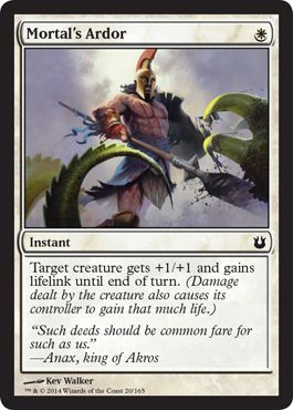 Born of the Gods 020/165 Mortal's Ardor