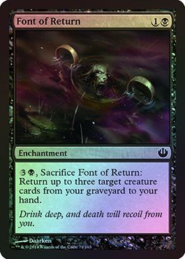 Journey into Nyx 071/165 Font of Return (Foil)