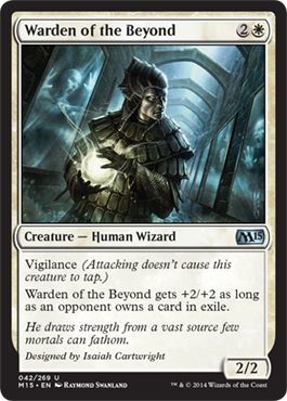 Magic 2015 042/269 Warden of the Beyond