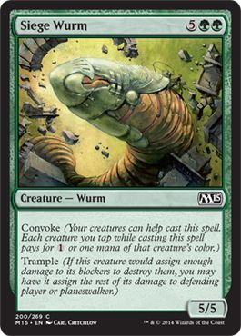 Magic 2015 200/269 Siege Wurm