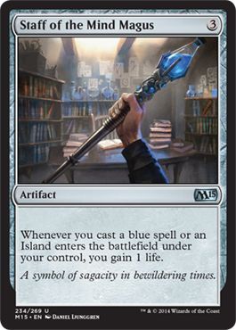 Magic 2015 234/269 Staff of the Mind Magus