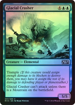 Magic 2015 057/269 Glacial Crasher (Foil)