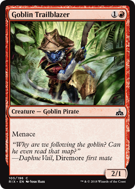 Rivals of Ixalan 105/196 Goblin Trailblazer