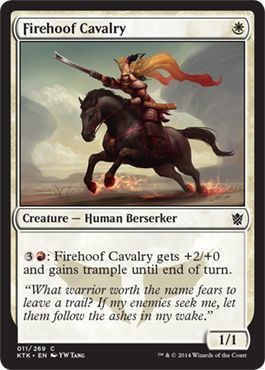 Khans of Tarkir 011/269 Firehoof Cavalry