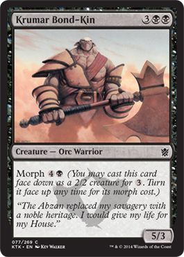 Khans of Tarkir 077/269 Krumar Bond-Kin