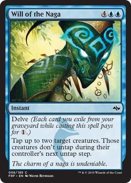 Fate Reforged 058/185 Will of the Naga