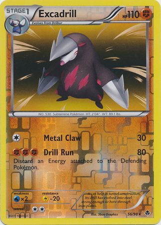 Emerging Powers 56/98 Excadrill (Reverse Holo)