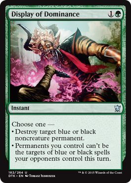 Dragons of Tarkir 182/264 Display of Dominance