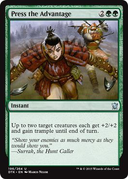 Dragons of Tarkir 196/264 Press the Advantage