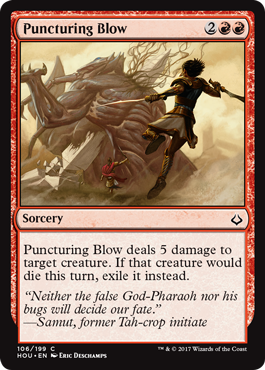 Hour of Devastation 106/199 Puncturing Blow