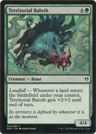 Duel Decks: Zendikar VS. Eldrazi 024/080 Territorial Baloth