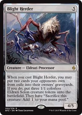 Battle for Zendikar 002/274 Blight Herder