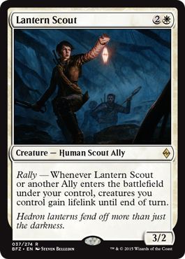 Battle for Zendikar 037/274 Lantern Scout