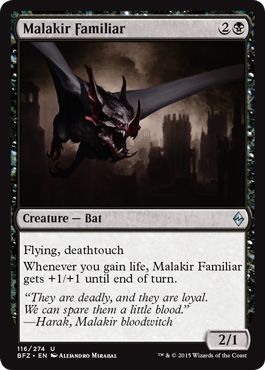 Battle for Zendikar 116/274 Malakir Familiar