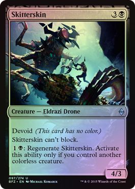 Battle for Zendikar 097/274 Skitterskin (Foil)