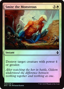 Battle for Zendikar 049/274 Smite the Monstrous (Foil)