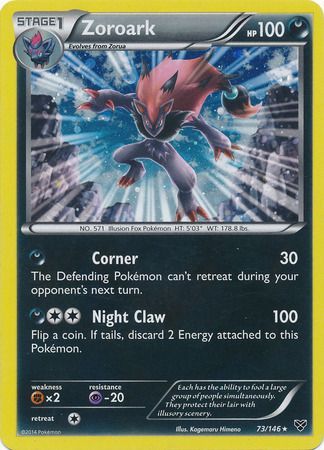 XY Base Set 073/146 Zoroark (Cosmo Holo)