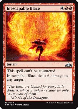 Guilds of Ravnica 107/259 Inescapable Blaze