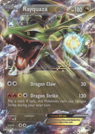 XY Promo XY073 Rayquaza EX (Half Art)