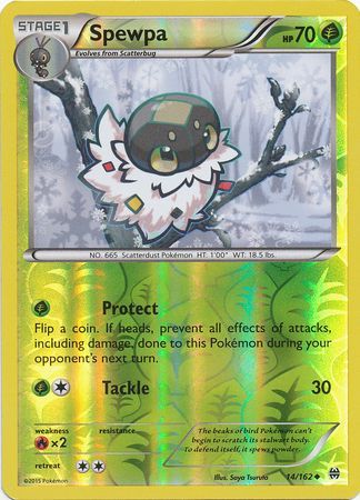 BREAKthrough 014/162 Spewpa (Reverse Holo)