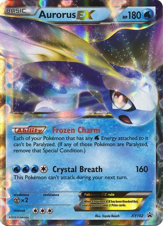 XY Promo XY102 Aurorus EX (Half Art)