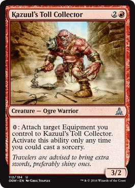 Oath of the Gatewatch 112/184 Kazuul's Toll Collector
