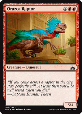 Rivals of Ixalan 108/196 Orazca Raptor