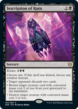 Zendikar Rising 108/280 Inscription of Ruin