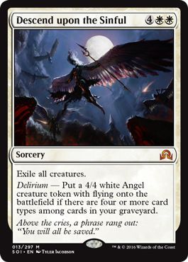 Shadows Over Innistrad 013/297 Descend upon the Sinful