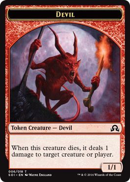 Devil 006/018 Shadows Over Innistrad Token