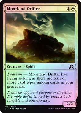 Shadows Over Innistrad 027/297 Moorland Drifter (Foil)