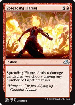 Eldritch Moon 143/205 Spreading Flames