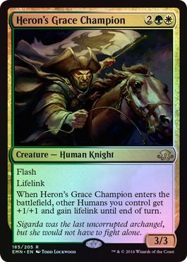 Eldritch Moon 185/205 Heron's Grace Champion (Foil)