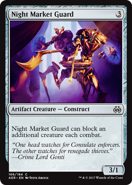 Aether Revolt 166/184 Night Market Guard