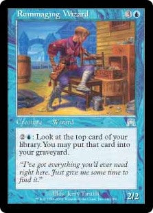 Onslaught 110/350 Rummaging Wizard