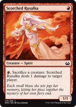 Modern Masters 2017 110/249 Scorched Rusalka