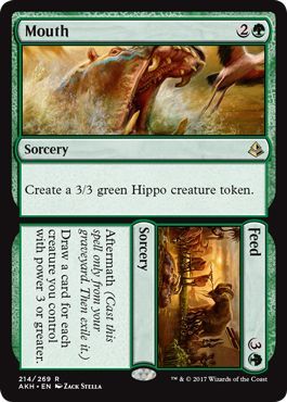 Amonkhet 214/269 Mouth//Feed