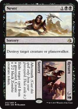 Amonkhet 212/269 Never//Return