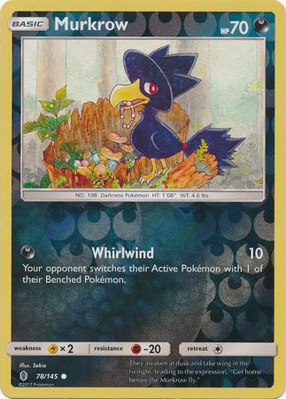 Guardians Rising 078/145 Murkrow (Reverse Holo)