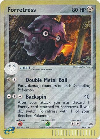 EX Dragon 28/97 Forretress (Reverse Holo)